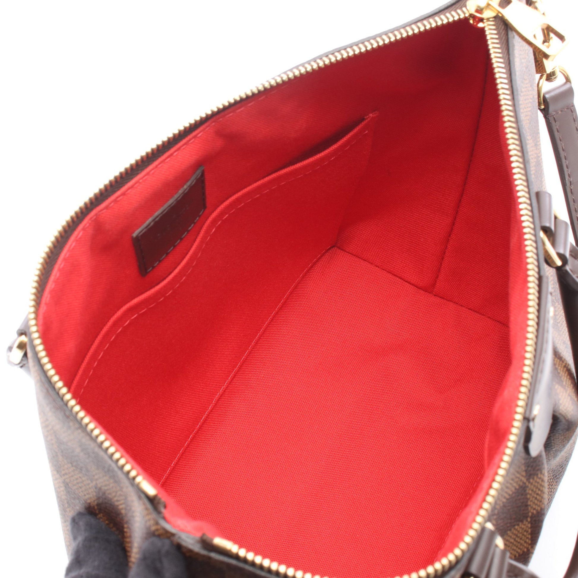 シエナPM ダミエエベヌ 2WAY ハンドバッグ PVC レザー ブラウン ルイヴィトン バッグ LOUIS VUITTON