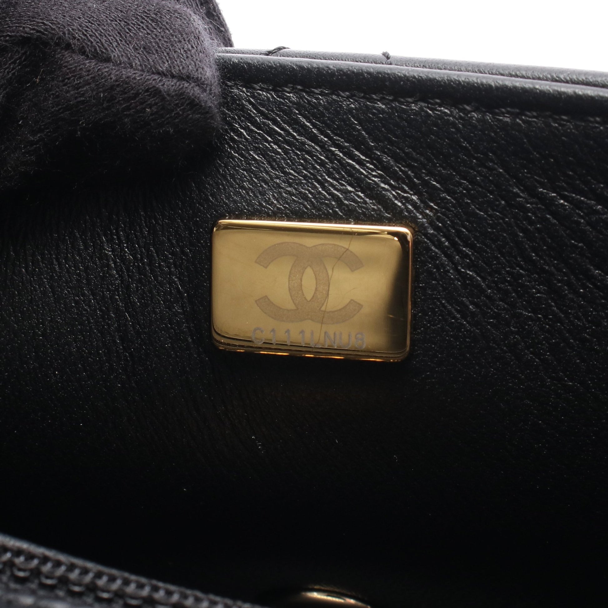 マトラッセ クラッチ チェーンショルダーバッグ ラムスキン ブラック ゴールド金具 シャネル バッグ CHANEL