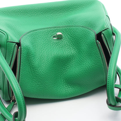 リンディ26 バンブー ショルダーバッグ トリヨンクレマンス グリーン シルバー金具 □R刻印 エルメス バッグ HERMES