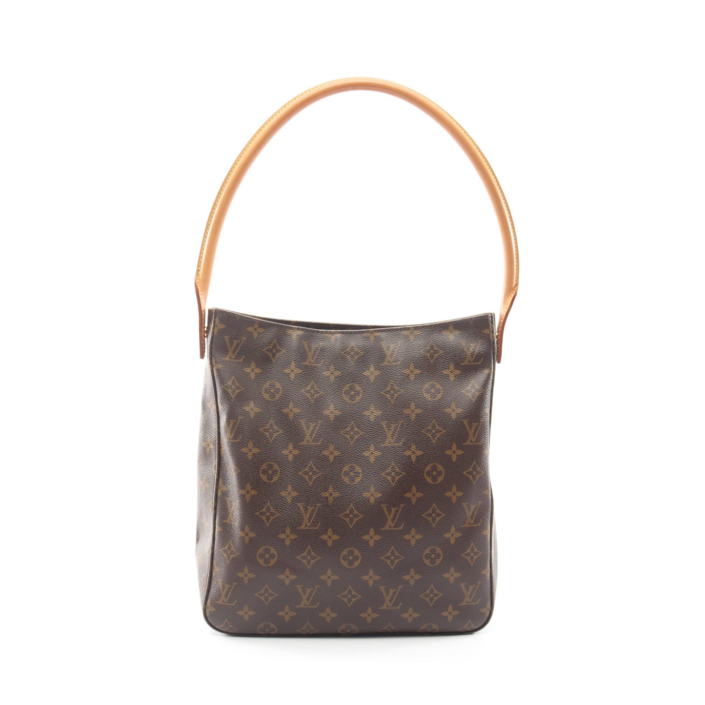 ルーピングGM モノグラム ショルダーバッグ PVC レザー ブラウン ルイヴィトン バッグ LOUIS VUITTON