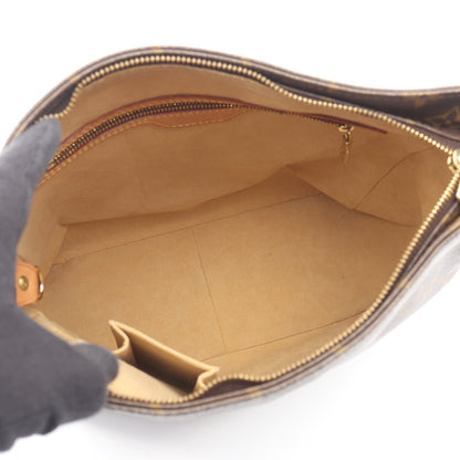 ルーピングGM モノグラム ショルダーバッグ PVC レザー ブラウン ルイヴィトン バッグ LOUIS VUITTON