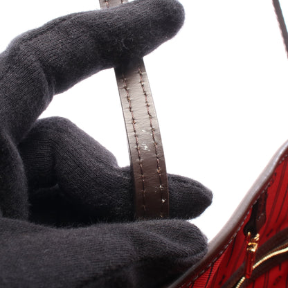 ネヴァーフルMM ダミエエベヌ ショルダーバッグ トートバッグ PVC レザー ブラウン ルイヴィトン バッグ LOUIS VUITTON