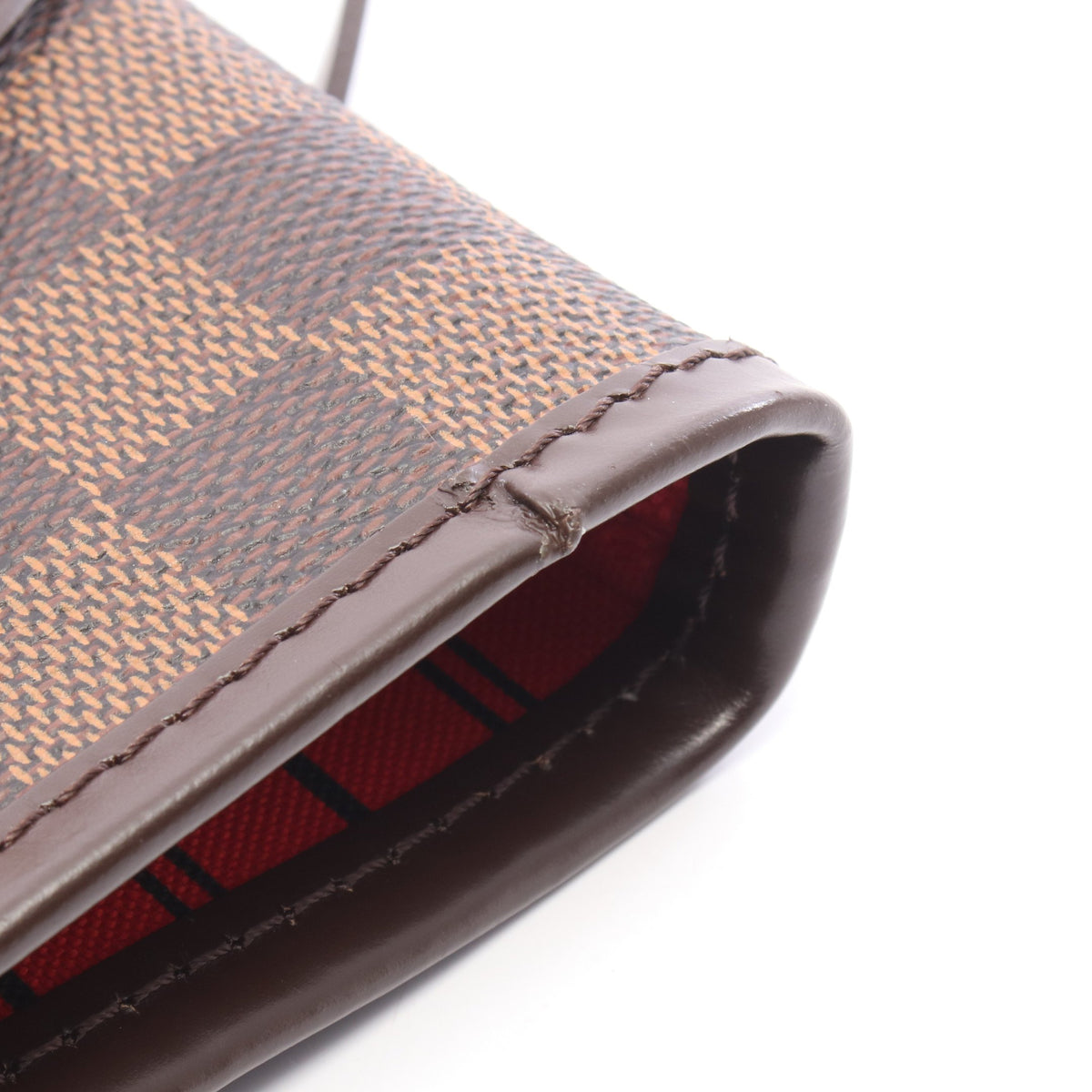 ネヴァーフルMM ダミエエベヌ ショルダーバッグ トートバッグ PVC レザー ブラウン ルイヴィトン バッグ LOUIS VUITTON