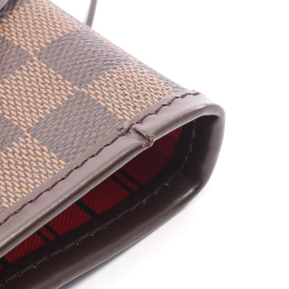 ネヴァーフルMM ダミエエベヌ ショルダーバッグ トートバッグ PVC レザー ブラウン ルイヴィトン バッグ LOUIS VUITTON