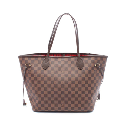 ネヴァーフルMM ダミエエベヌ ショルダーバッグ トートバッグ PVC レザー ブラウン ルイヴィトン バッグ LOUIS VUITTON
