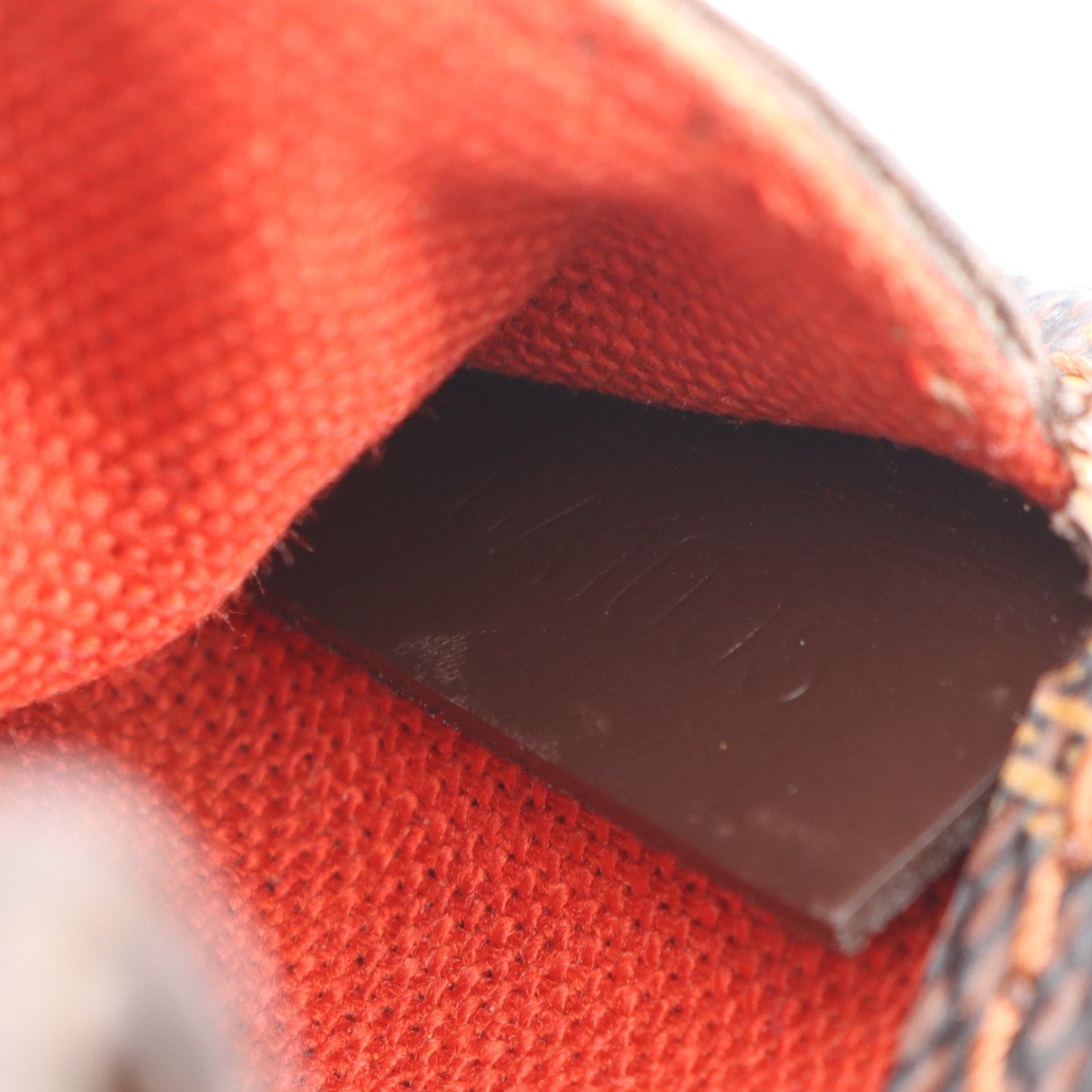 ジェロニモス ダミエエベヌ ボディバッグ PVC ブラウン ルイヴィトン バッグ LOUIS VUITTON