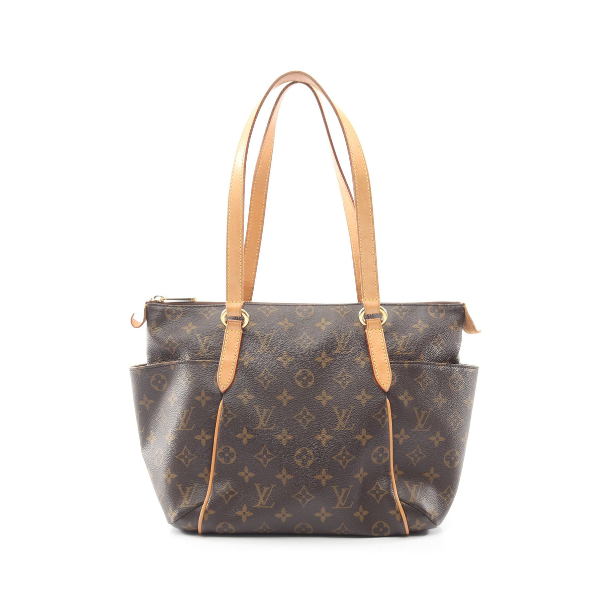 トータリーPM モノグラム ショルダーバッグ トートバッグ PVC レザー ブラウン ルイヴィトン バッグ LOUIS VUITTON