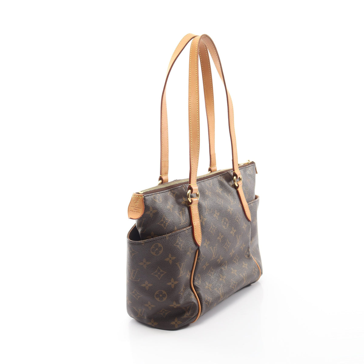 トータリーPM モノグラム ショルダーバッグ トートバッグ PVC レザー ブラウン ルイヴィトン バッグ LOUIS VUITTON