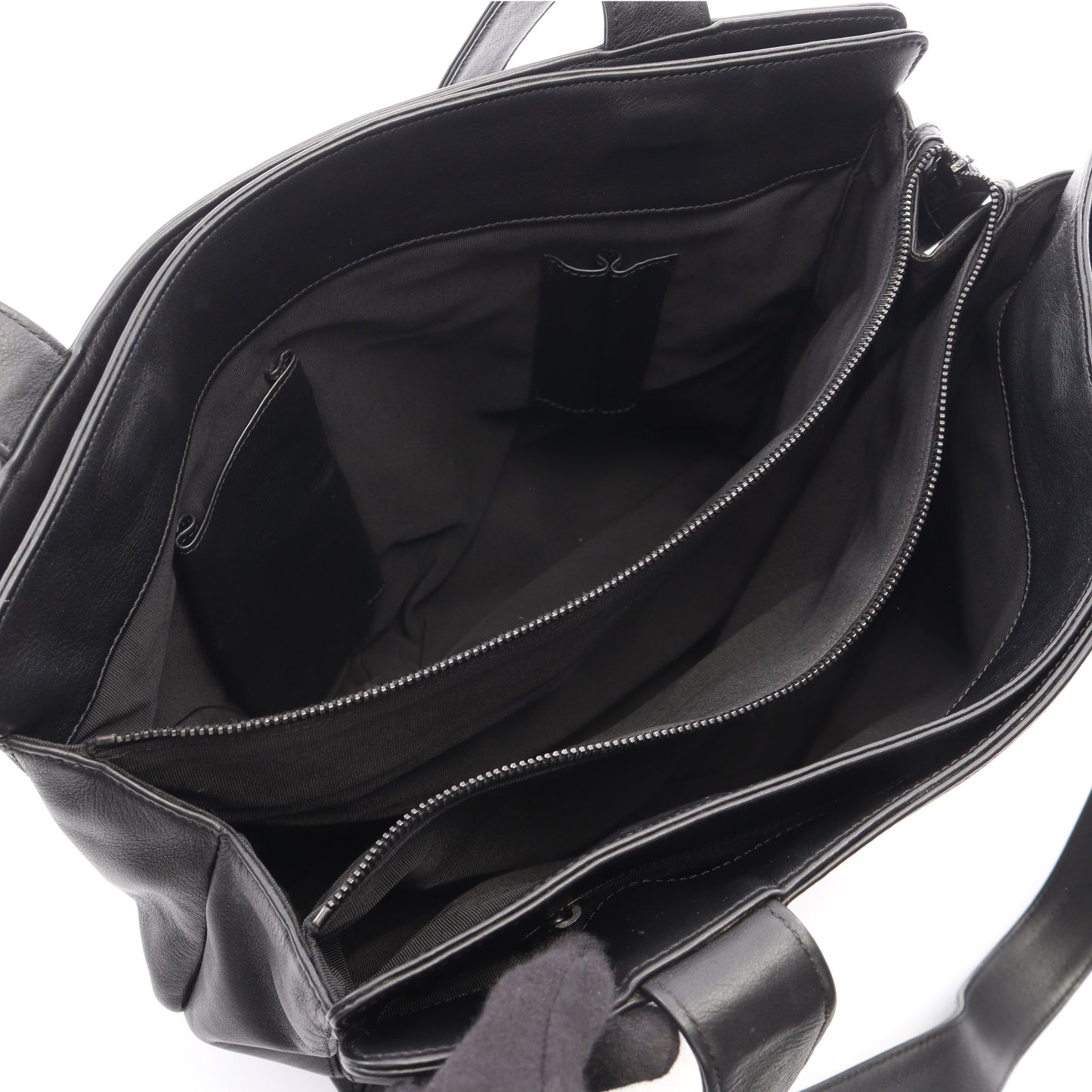 ココマーク ショルダーバッグ トートバッグ ラムスキン ブラック ブラック金具 シャネル バッグ CHANEL