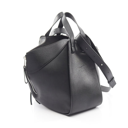 ハンモックバッグ スモール 2WAY ハンドバッグ レザー ブラック ロエベ バッグ LOEWE