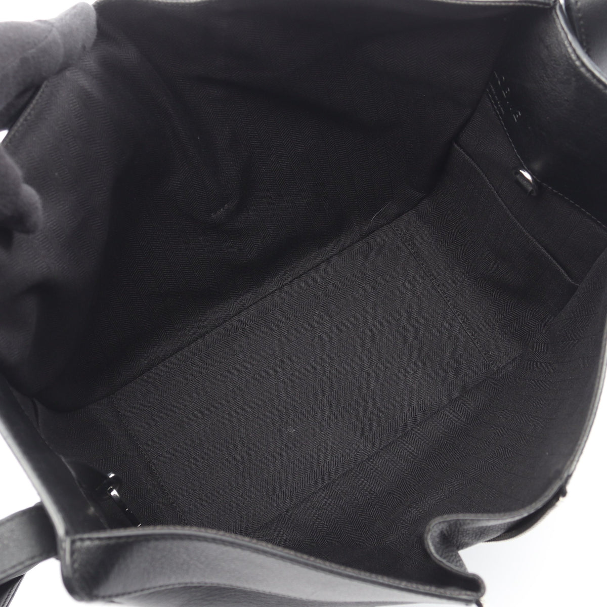 ハンモックバッグ スモール 2WAY ハンドバッグ レザー ブラック ロエベ バッグ LOEWE