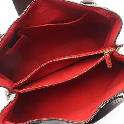 グリート ダミエエベヌ ハンドバッグ PVC レザー ブラウン ルイヴィトン バッグ LOUIS VUITTON