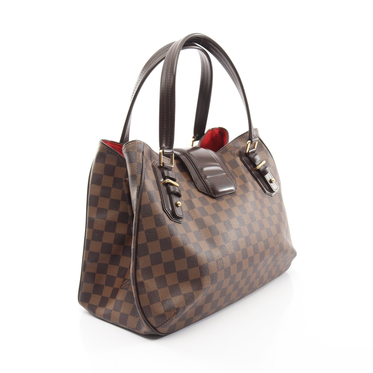グリート ダミエエベヌ ハンドバッグ PVC レザー ブラウン ルイヴィトン バッグ LOUIS VUITTON