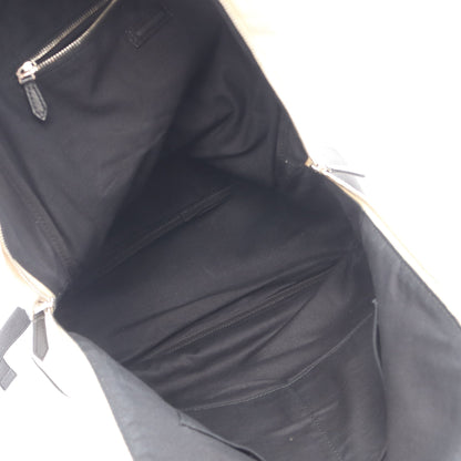 ネイビー バックパック リュックサック キャンバス レザー アイボリー ブラック バレンシアガ バッグ BALENCIAGA