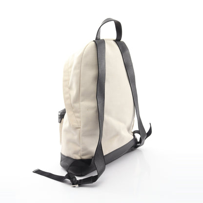 ネイビー バックパック リュックサック キャンバス レザー アイボリー ブラック バレンシアガ バッグ BALENCIAGA