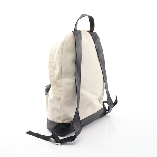 ネイビー バックパック リュックサック キャンバス レザー アイボリー ブラック バレンシアガ バッグ BALENCIAGA