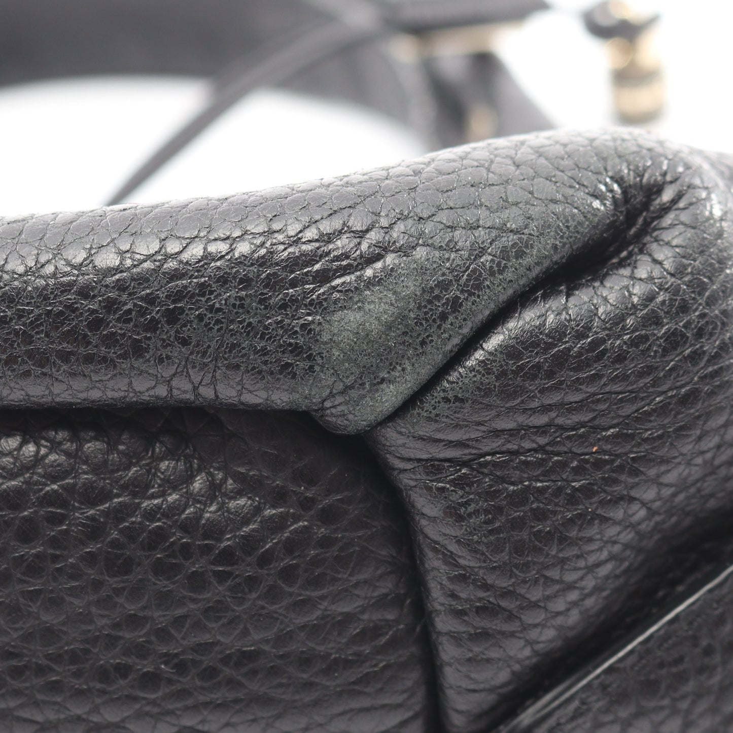 ビタースウィート ハンドバッグ レザー ブラック セリーヌ バッグ CELINE