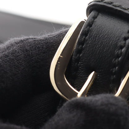 アビー グッチシマ ショルダーバッグ レザー ブラック グッチ バッグ GUCCI