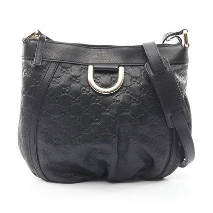 アビー グッチシマ ショルダーバッグ レザー ブラック グッチ バッグ GUCCI