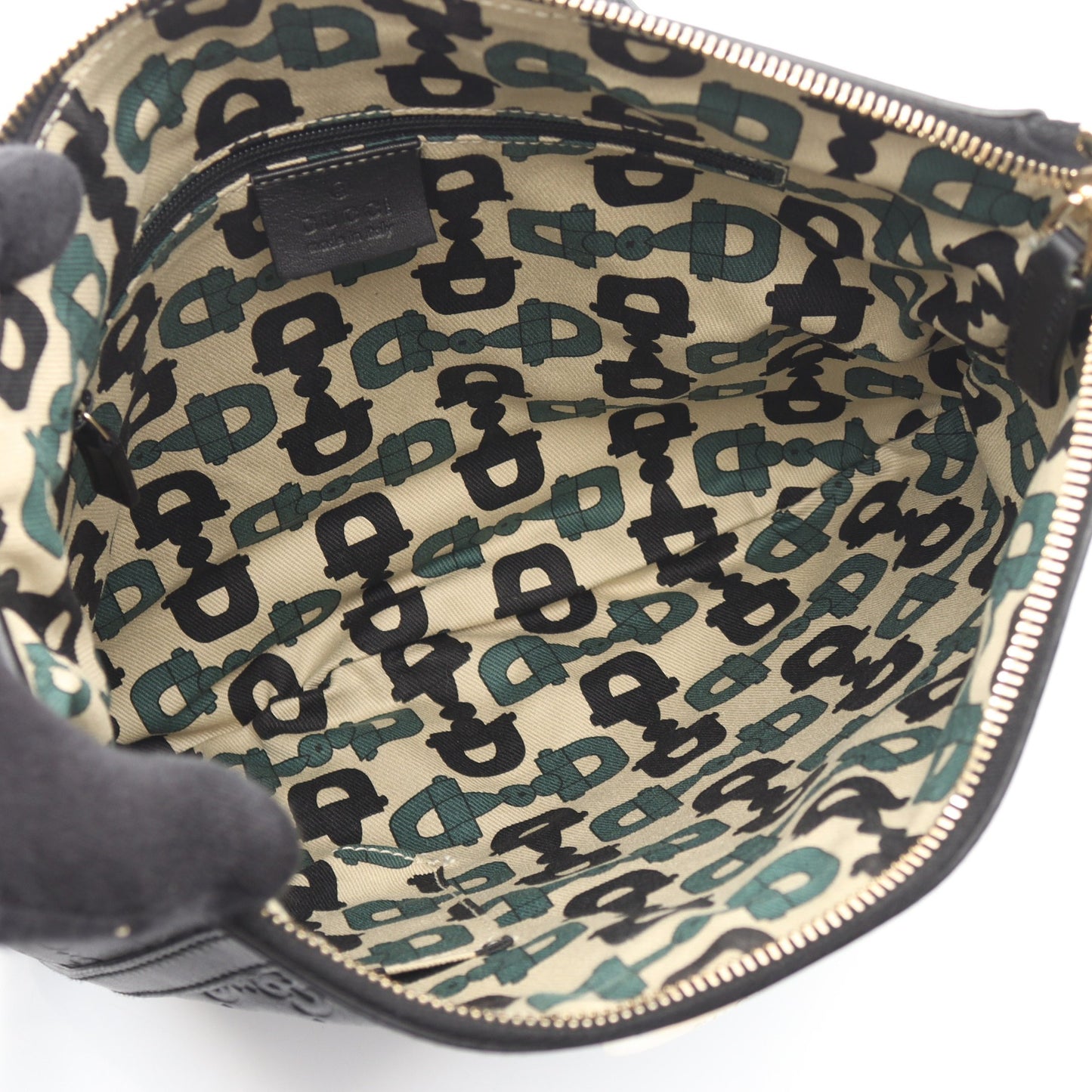 アビー グッチシマ ショルダーバッグ レザー ブラック グッチ バッグ GUCCI