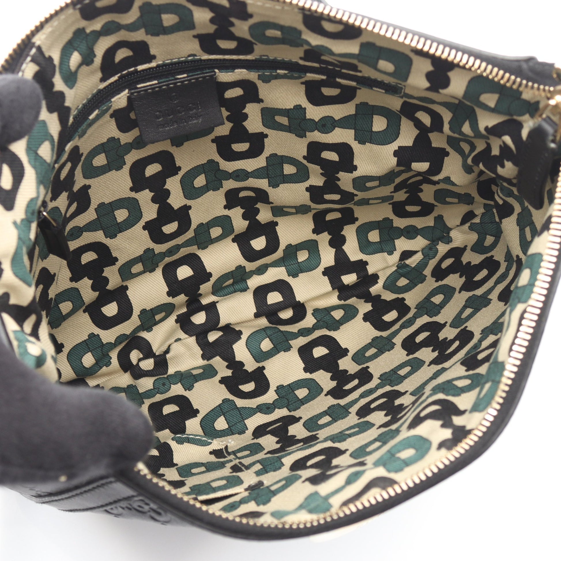 アビー グッチシマ ショルダーバッグ レザー ブラック グッチ バッグ GUCCI