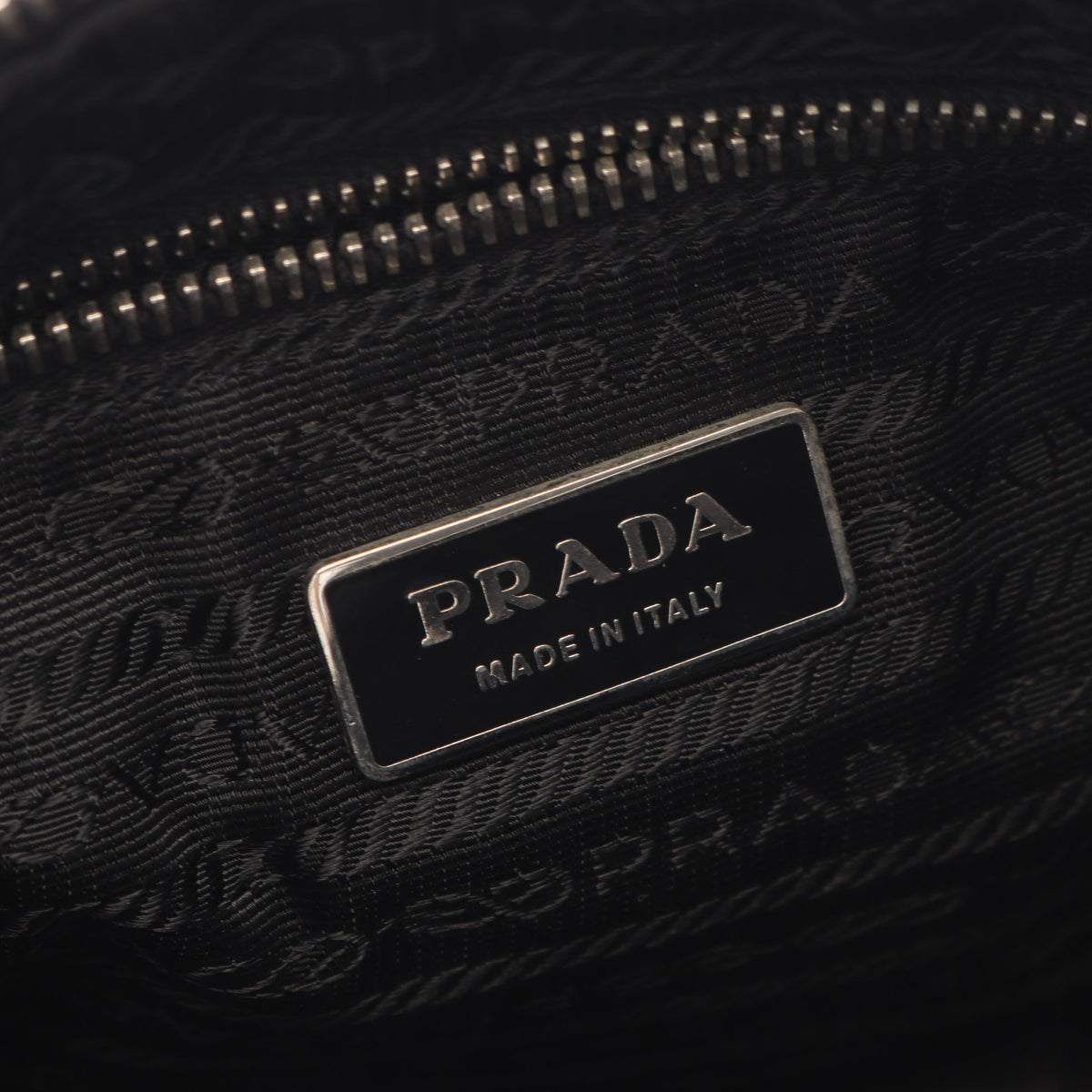 TESSUTO LIGHT ショルダーバッグ ナイロン レザー ブラック プラダ バッグ PRADA