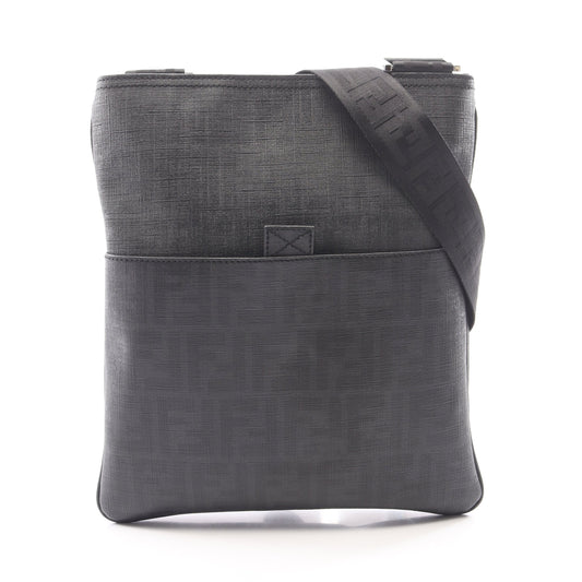 ズッカ ショルダーバッグ PVC ダークグレー フェンディ バッグ FENDI