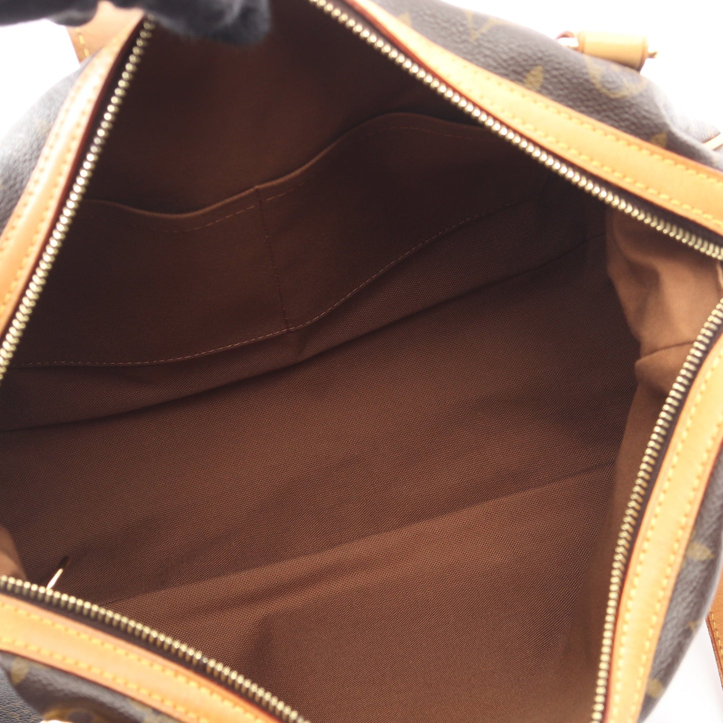ストレーザPM モノグラム ショルダーバッグ PVC レザー ブラウン ルイヴィトン バッグ LOUIS VUITTON