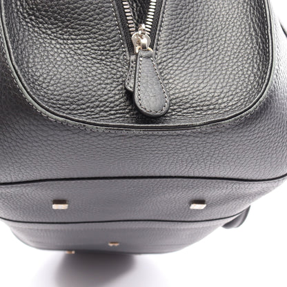 センダ ラージ ボストンバッグ レザー ブラック ロエベ バッグ LOEWE
