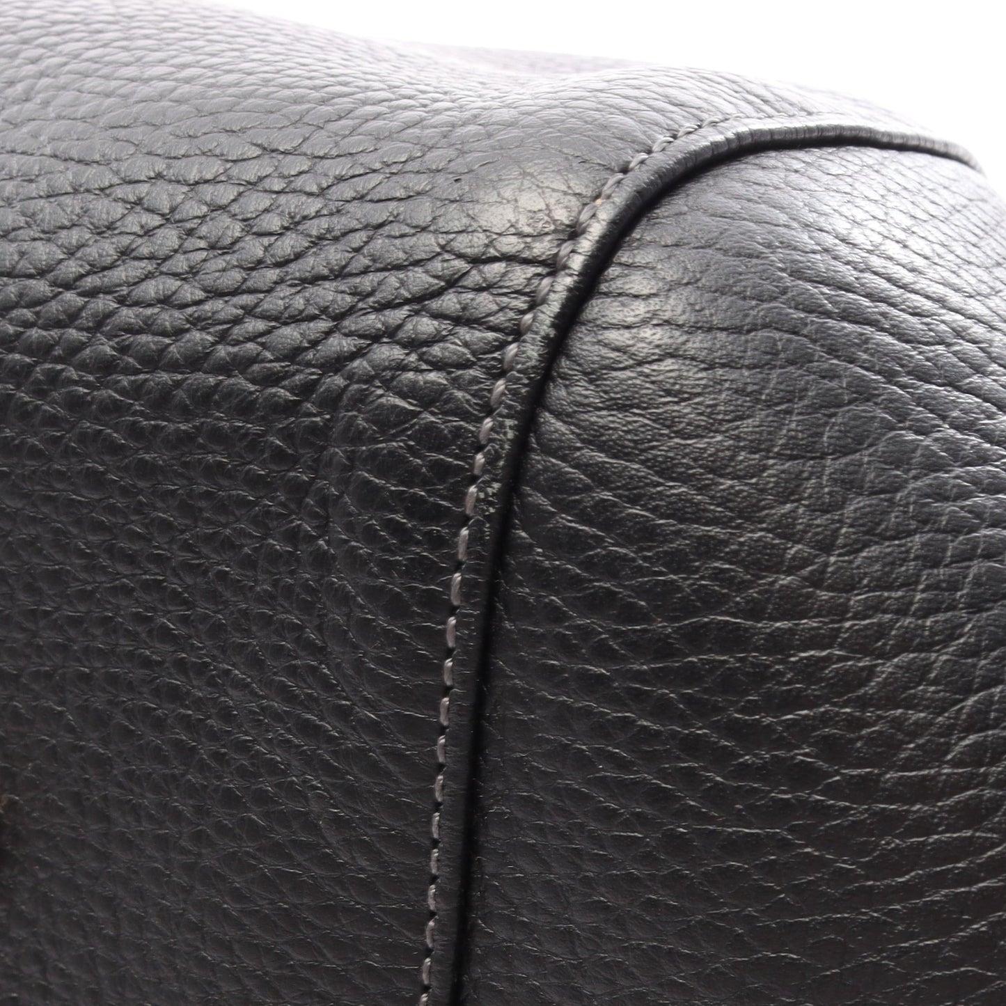 センダ ラージ ボストンバッグ レザー ブラック ロエベ バッグ LOEWE