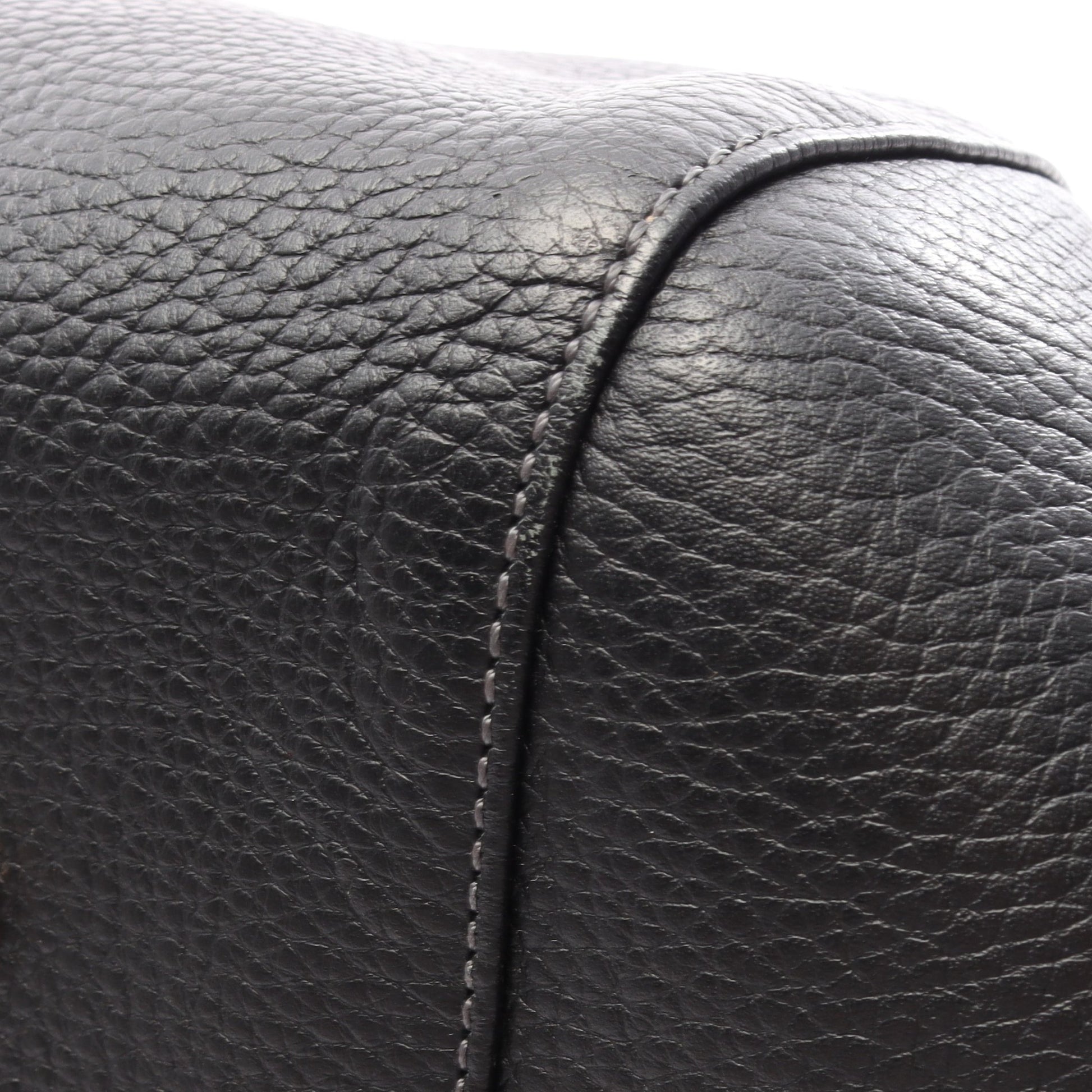 センダ ラージ ボストンバッグ レザー ブラック ロエベ バッグ LOEWE