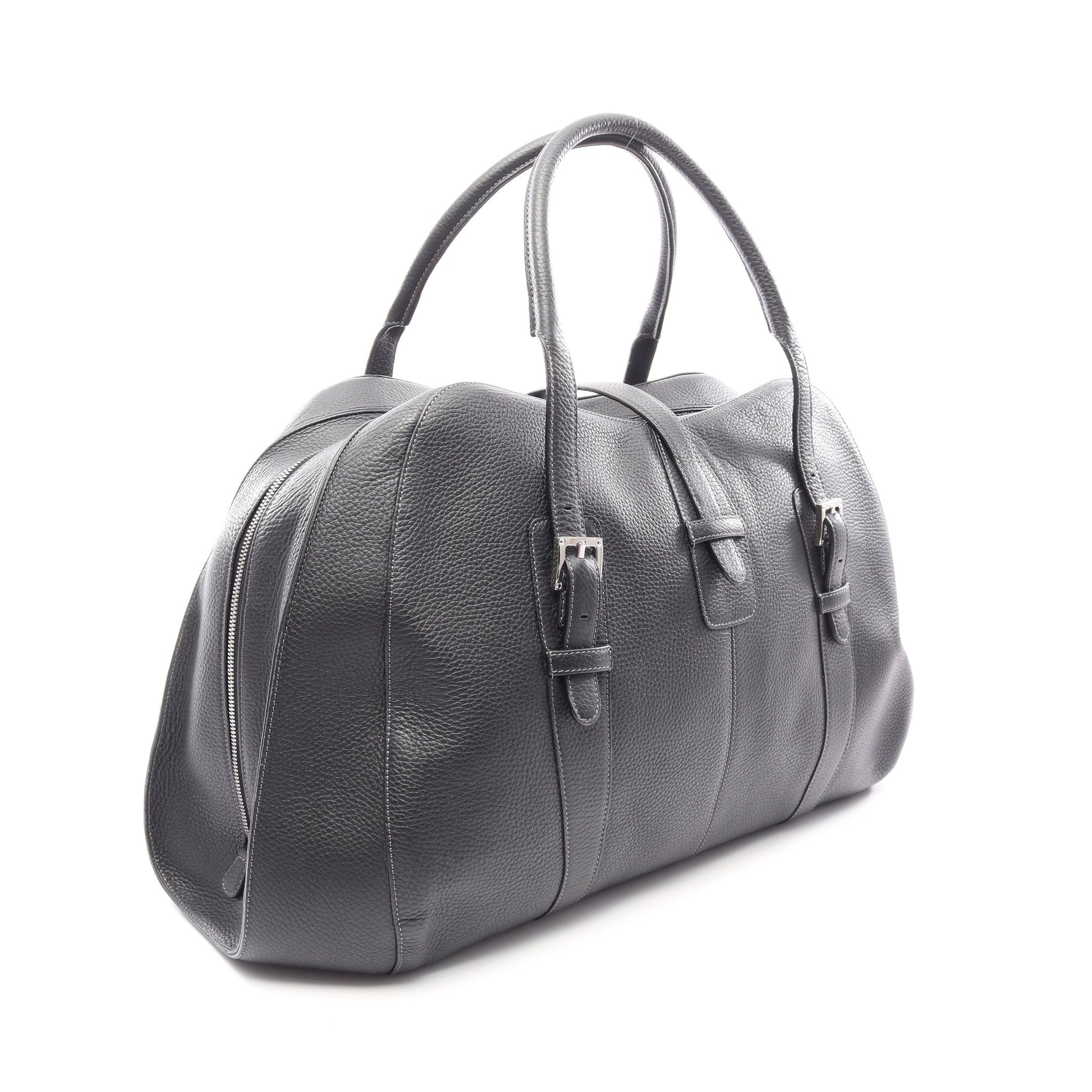 センダ ラージ ボストンバッグ レザー ブラック ロエベ バッグ LOEWE