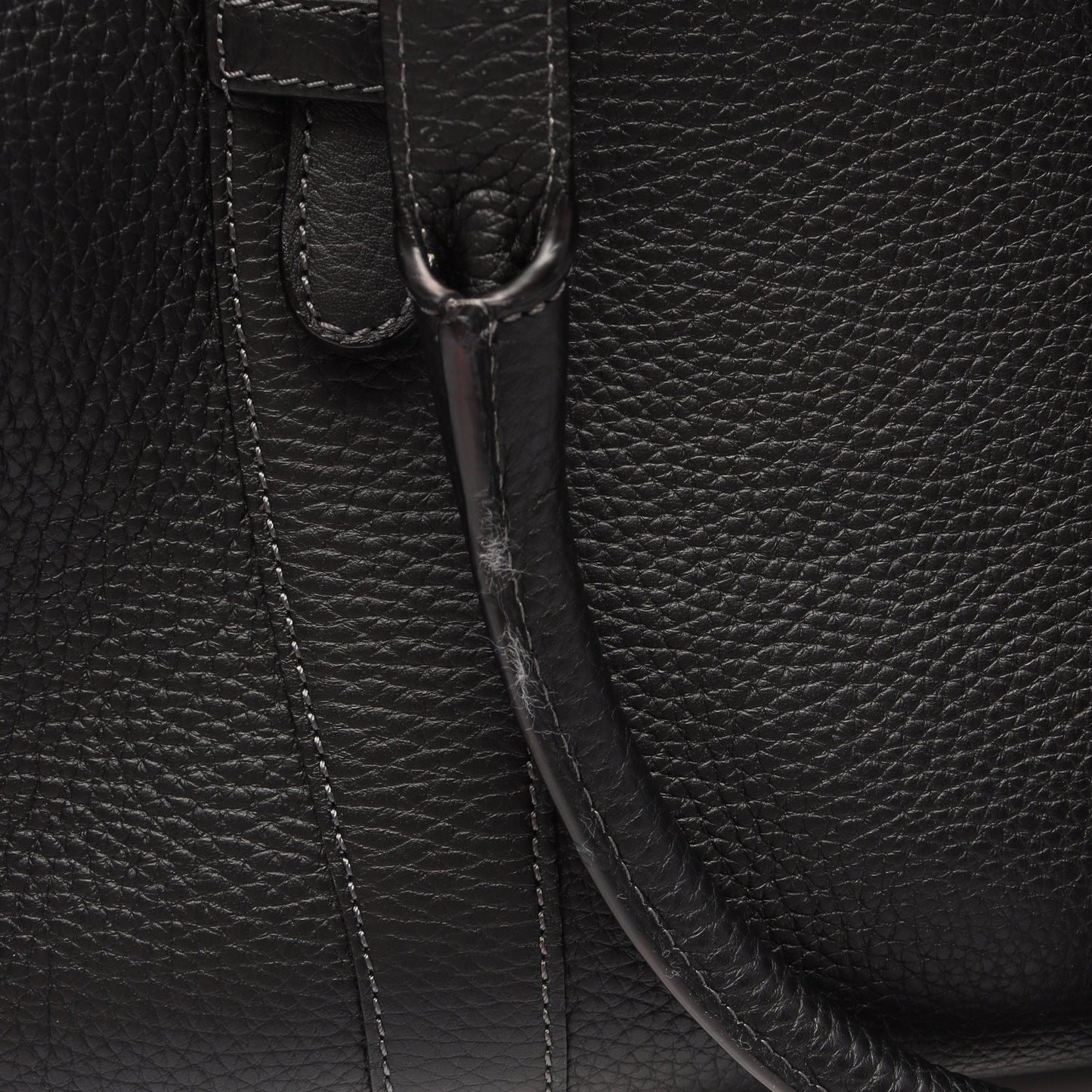 センダ ラージ ボストンバッグ レザー ブラック ロエベ バッグ LOEWE