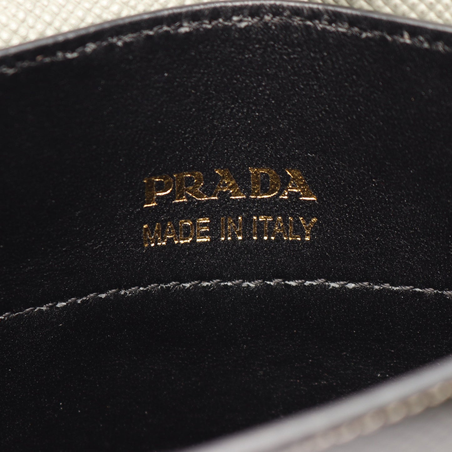 2WAY ハンドバッグ サフィアーノレザー グレーグリーン プラダ バッグ PRADA