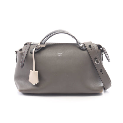 BY THE WAY MEDIUM バイザウェイ ミディアム 2WAY ハンドバッグ レザー グレーブラウン ブラック フェンディ バッグ FENDI