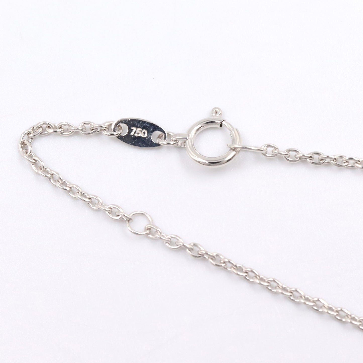 クローバー ダイヤ ネックレス ネックレス K18WG ダイヤモンド ホワイトゴールド クリア ウォルサム