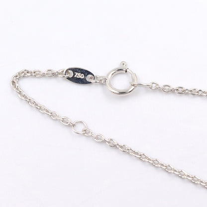 クローバー ダイヤ ネックレス ネックレス K18WG ダイヤモンド ホワイトゴールド クリア ウォルサム