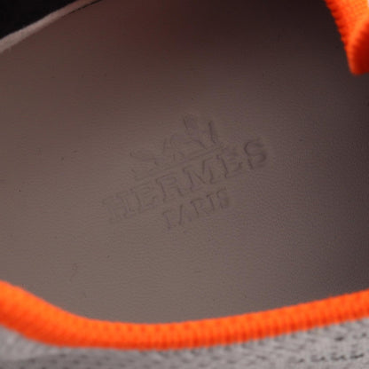 ECLAIR エクレール スリッポン スニーカー ニットファブリック ホワイト オレンジ エルメス シューズ HERMES