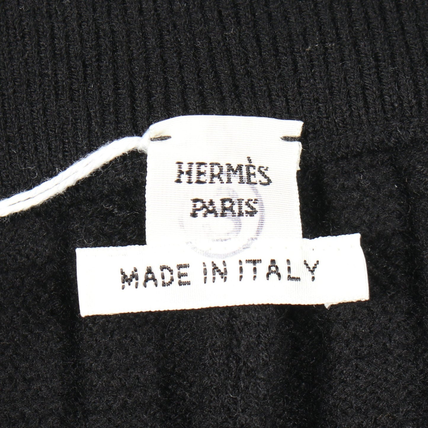 Hモチーフ ニット イージーパンツ ウール ブラック エルメス ボトムス HERMES