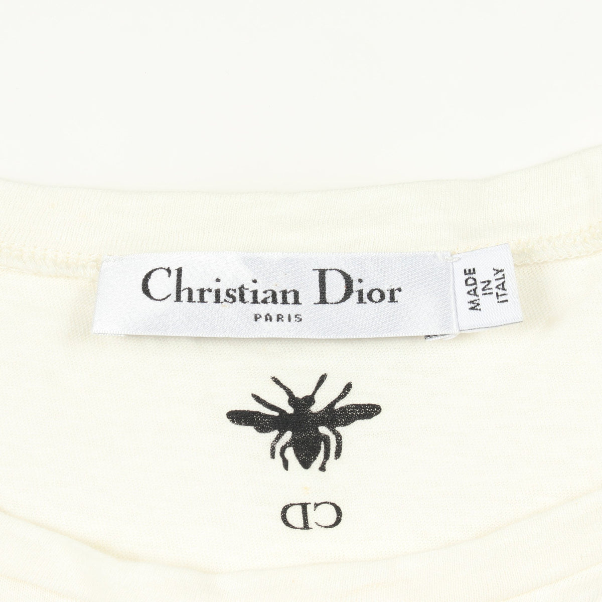 J'ADIOR 8 半袖Tシャツ コットン リネン ホワイト クリスチャンディオール トップス Christian Dior