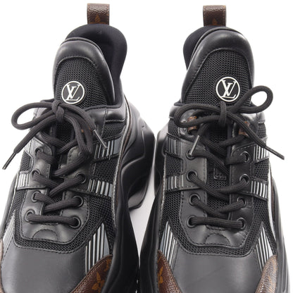LVアークライト2.0ライン モノグラム スニーカー ファブリック レザー PVC ブラック ブラウン シルバー ルイヴィトン シューズ LOUIS VUITTON