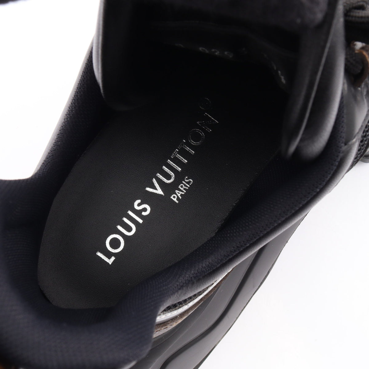 LVアークライト2.0ライン モノグラム スニーカー ファブリック レザー PVC ブラック ブラウン シルバー ルイヴィトン シューズ LOUIS VUITTON