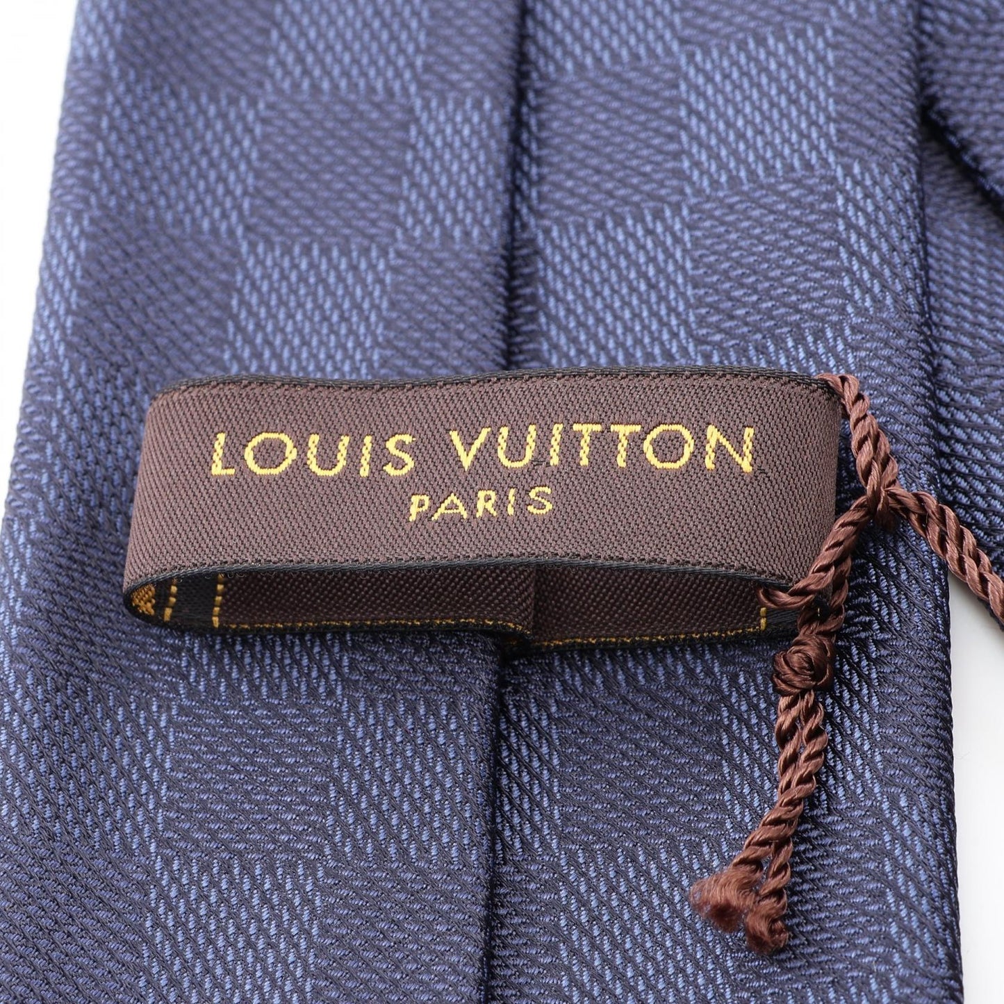 ダミエ クラシック ネクタイ シルク ネイビー ルイヴィトン 財布・小物 LOUIS VUITTON