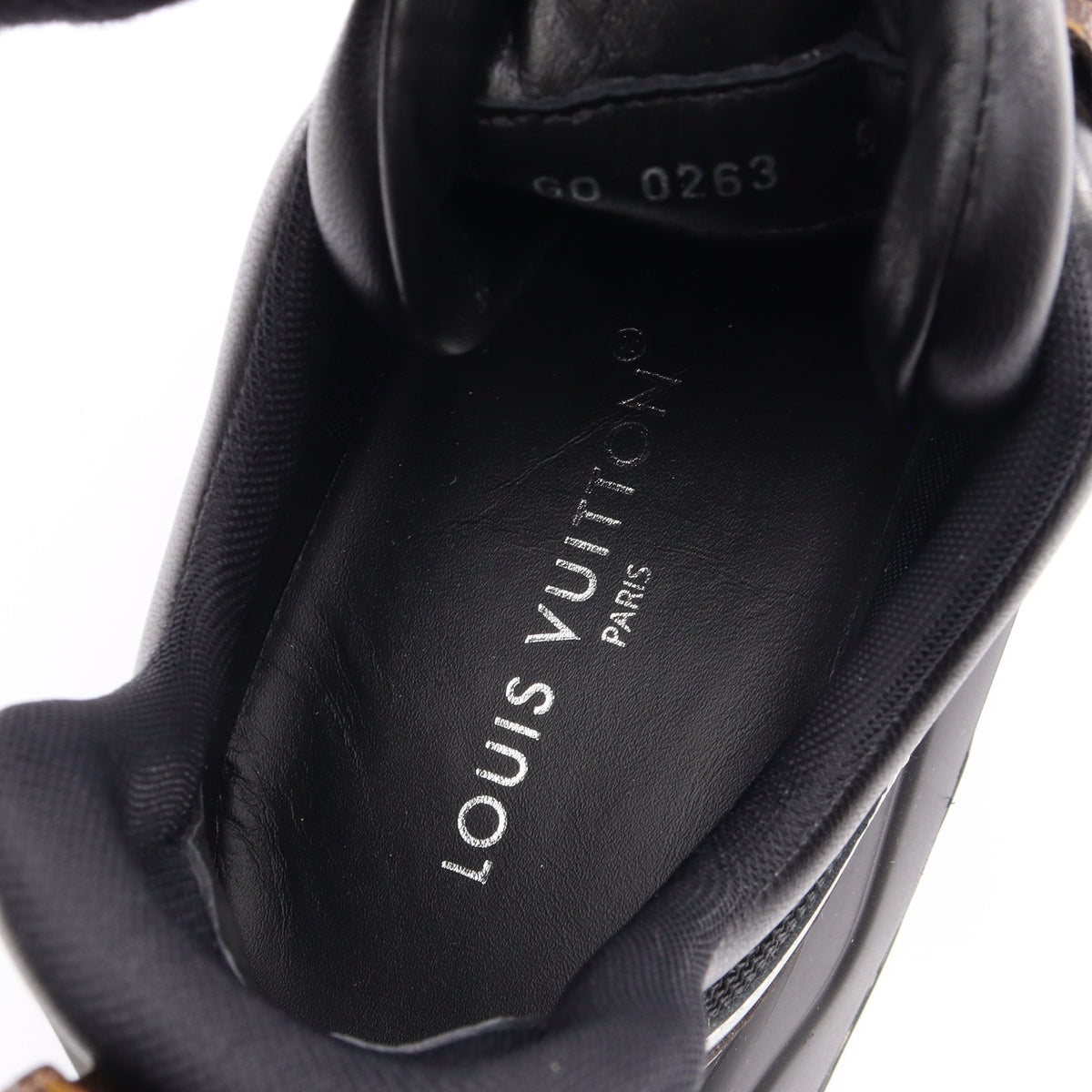 LVアークライト2.0ライン モノグラム スニーカー ファブリック レザー PVC ブラック ブラウン シルバー ルイヴィトン シューズ LOUIS VUITTON