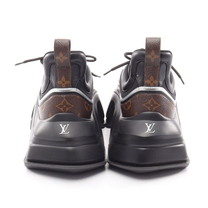 LVアークライト2.0ライン モノグラム スニーカー ファブリック レザー PVC ブラック ブラウン シルバー ルイヴィトン シューズ LOUIS VUITTON