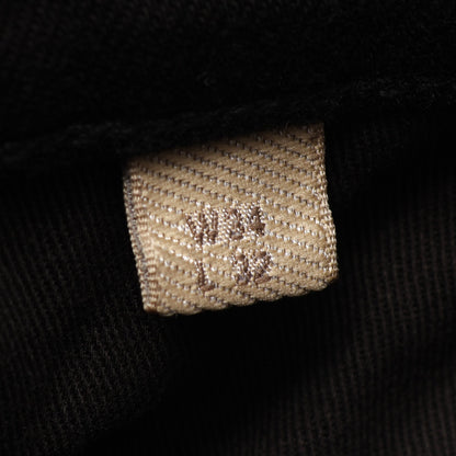 スリムフィット ストレート チノパンツ コットン ブラック バーバリーブリット ボトムス BURBERRY BRIT