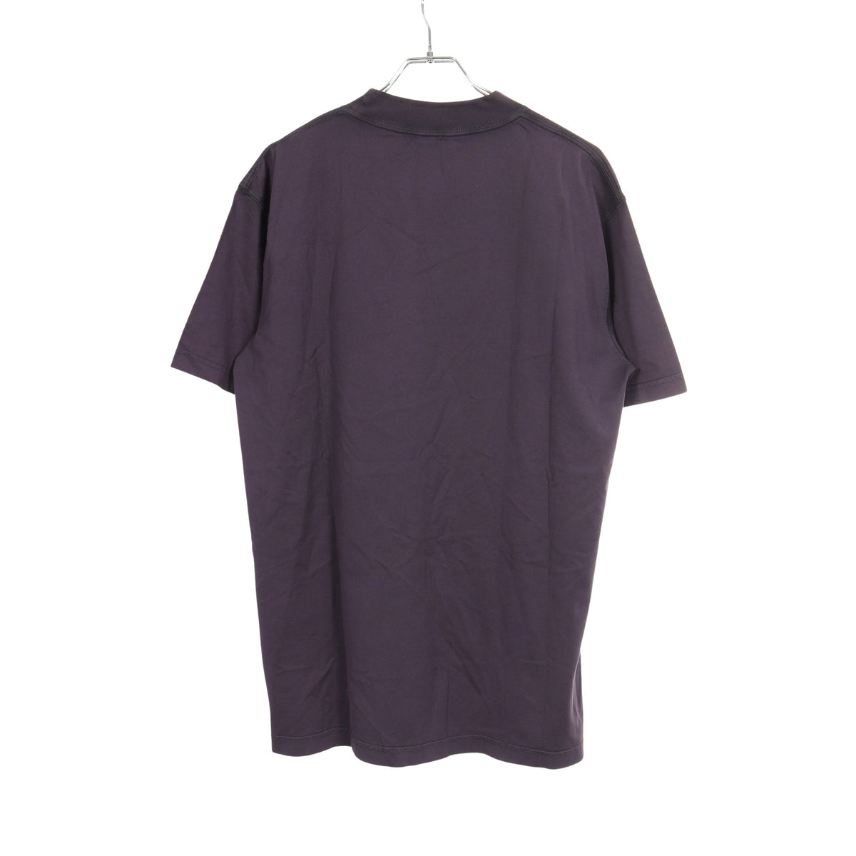 Christian Dior × PETER DOIG ライオン刺繍 ウォッシュド加工 半袖Tシャツ コットン ダークパープル クリスチャンディオール