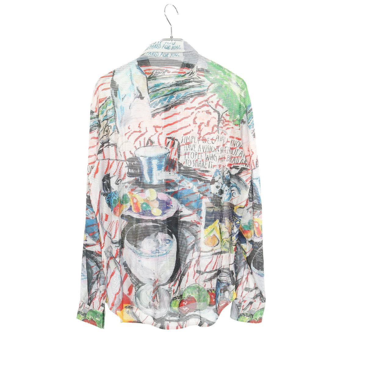 DIOR × Raymond Pettibon メッシュ 長袖 シャツ グレー マルチカラー ディオール