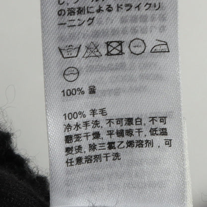 PULLOVER WOOL SCARF ニット ウール ダークグレー トーテム