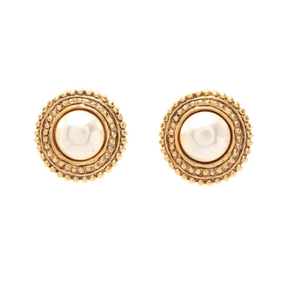 イヤリング GP フェイクパール ゴールド オフホワイト 25 シャネル アクセサリー CHANEL